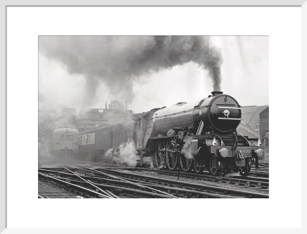 Flying Scotsman leaves Kings Cross, May 1968 - Image 52