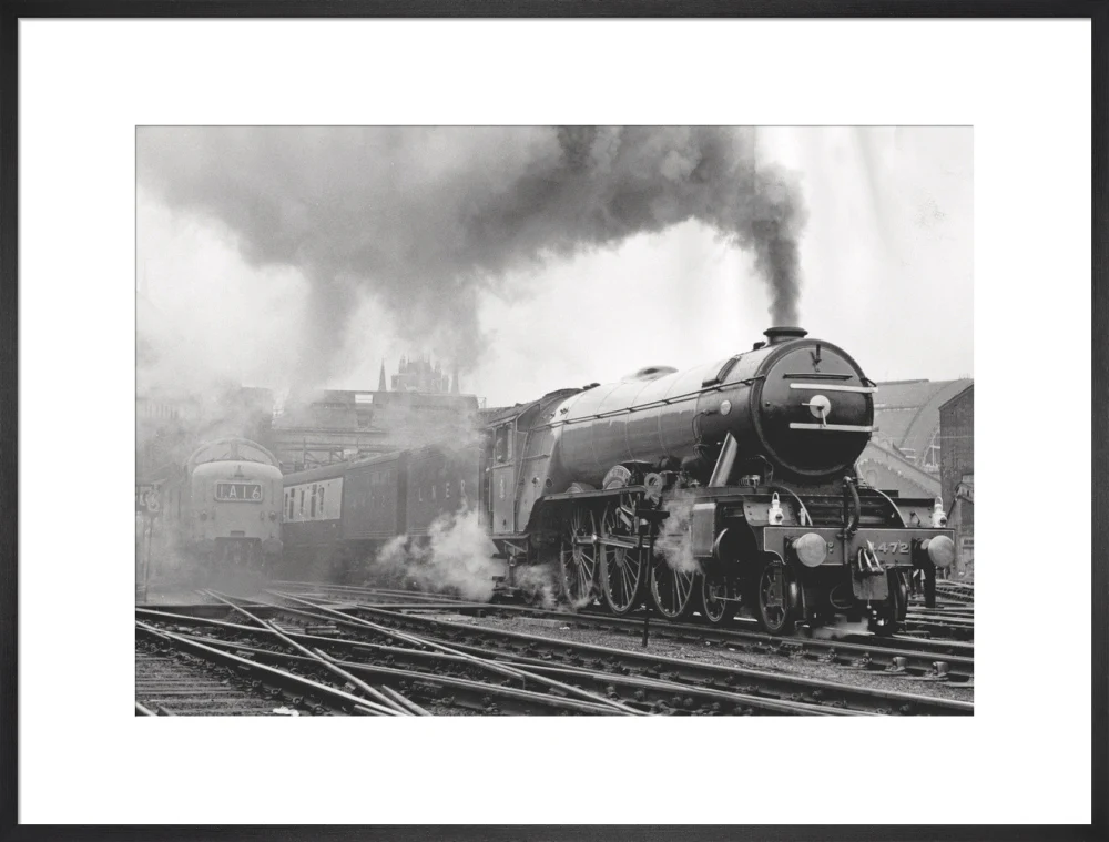 Flying Scotsman leaves Kings Cross, May 1968 - Image 56