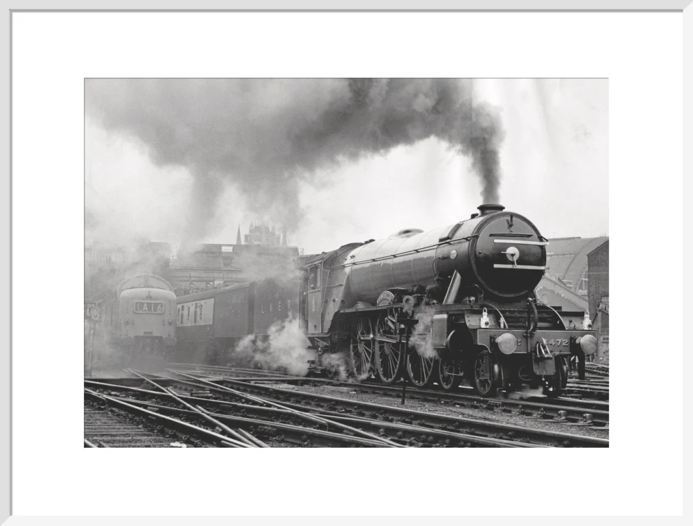 Flying Scotsman leaves Kings Cross, May 1968 - Image 57