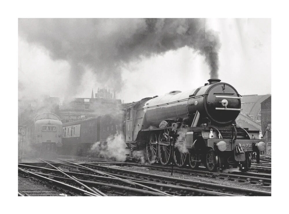 Flying Scotsman leaves Kings Cross, May 1968 - Image 63