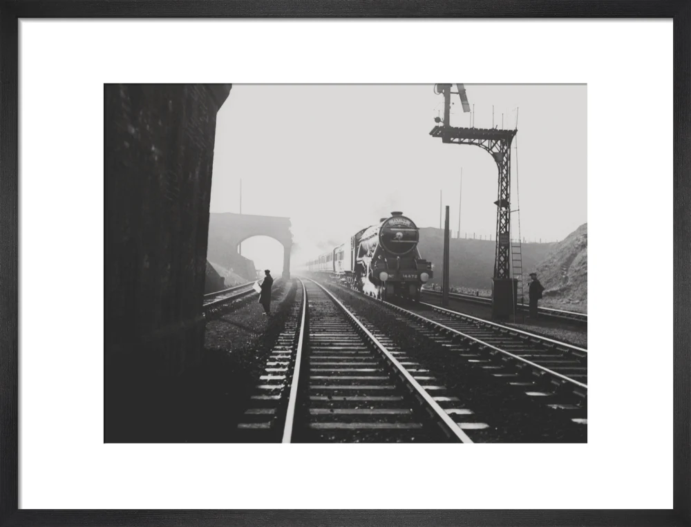 LNER 4472, Flying Scotsman by LNWR(?) overbridge, Sandy, circa 1933. - Image 13