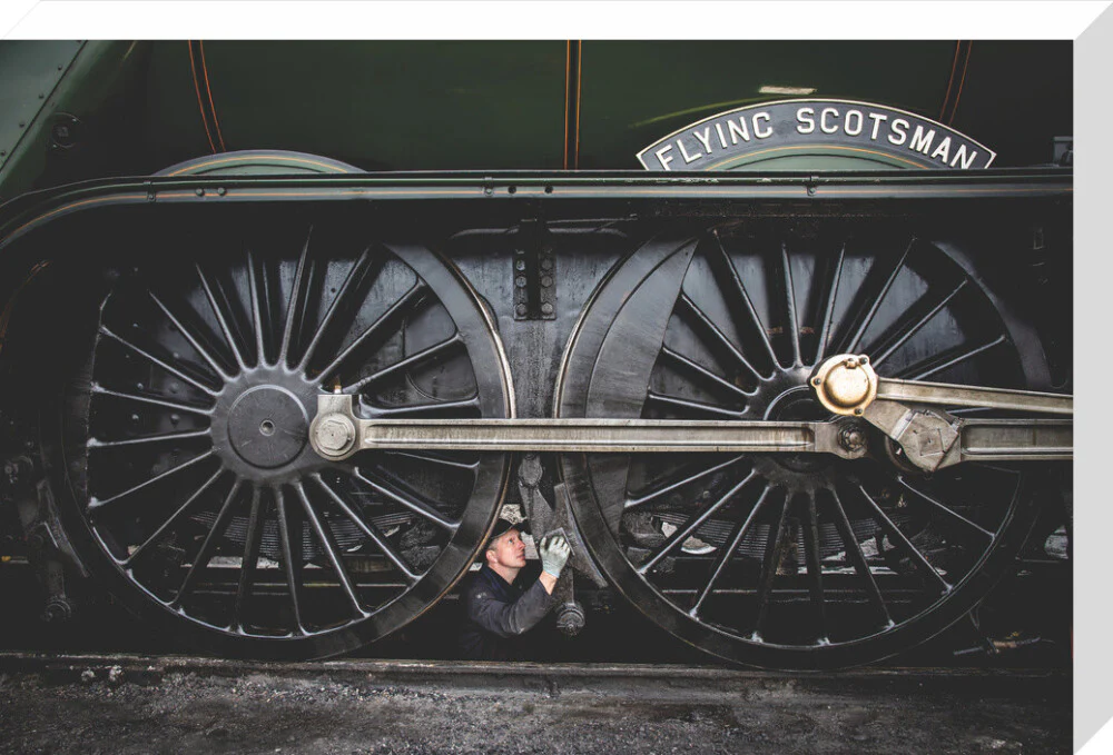 LNER 4-6-2 No. 60103 'Flying Scotsman' locomotive heading into overhaul. - Image 33