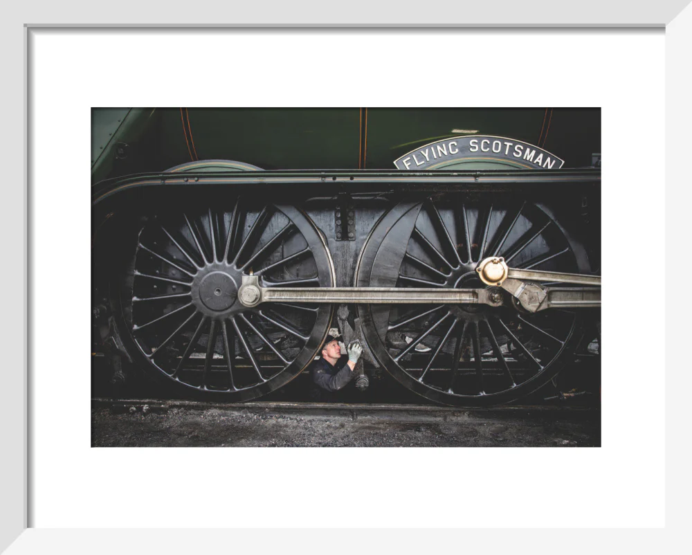 LNER 4-6-2 No. 60103 'Flying Scotsman' locomotive heading into overhaul. - Image 37