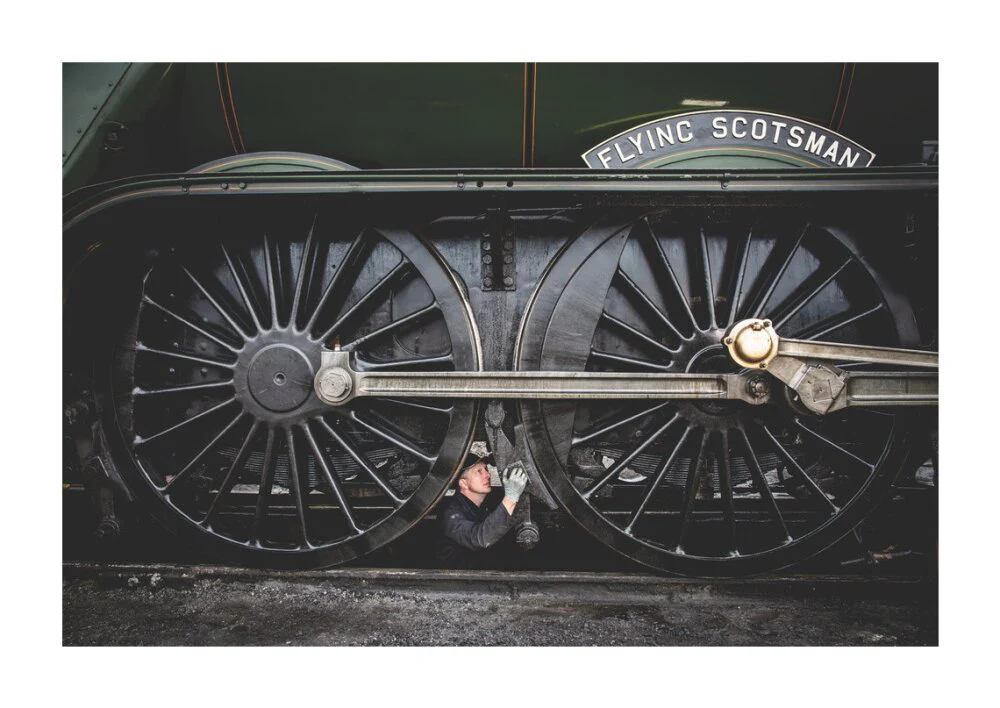 LNER 4-6-2 No. 60103 'Flying Scotsman' locomotive heading into overhaul. - Image 63