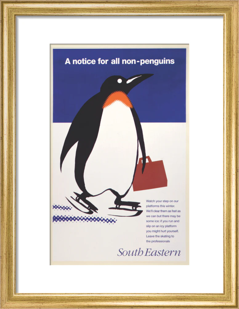 'A notice for all non-penguins', BR poster, 1995 - Image 10