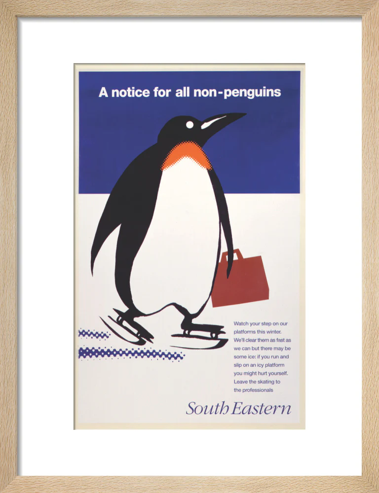 'A notice for all non-penguins', BR poster, 1995 - Image 11