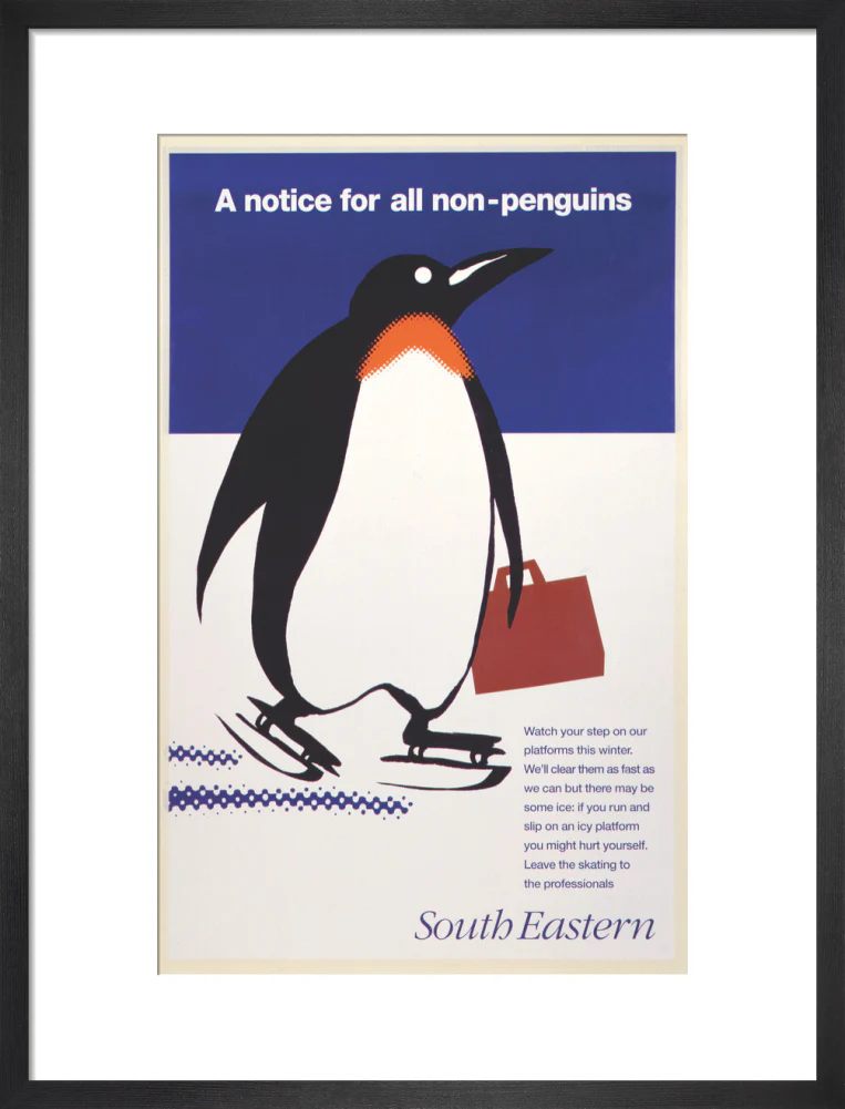 'A notice for all non-penguins', BR poster, 1995 - Image 13