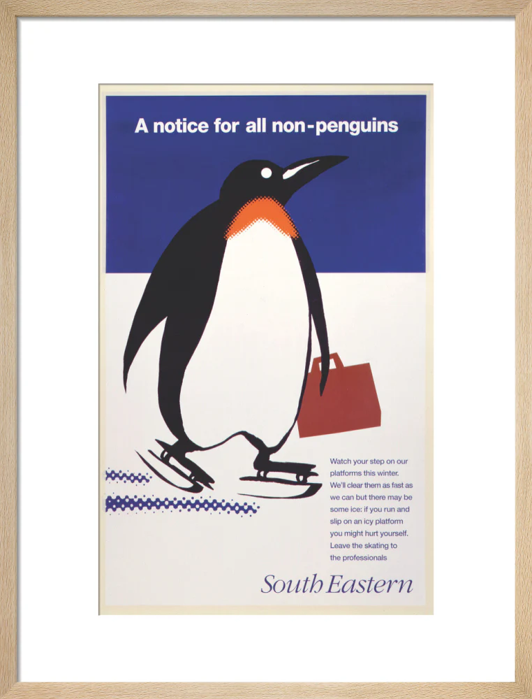 'A notice for all non-penguins', BR poster, 1995 - Image 16