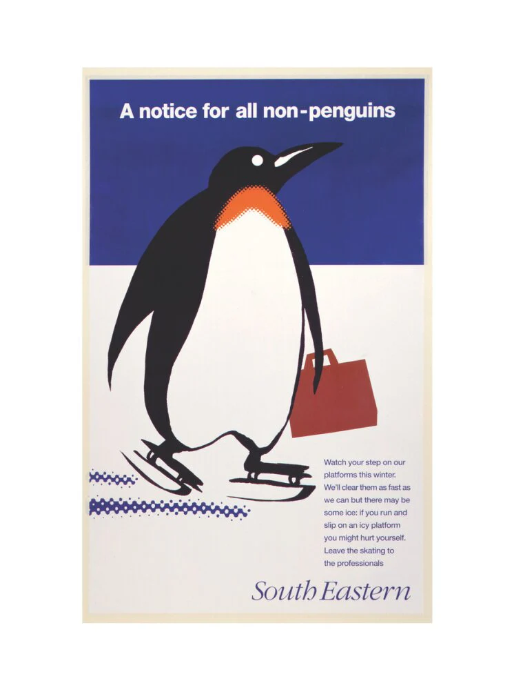 'A notice for all non-penguins', BR poster, 1995 - Image 22