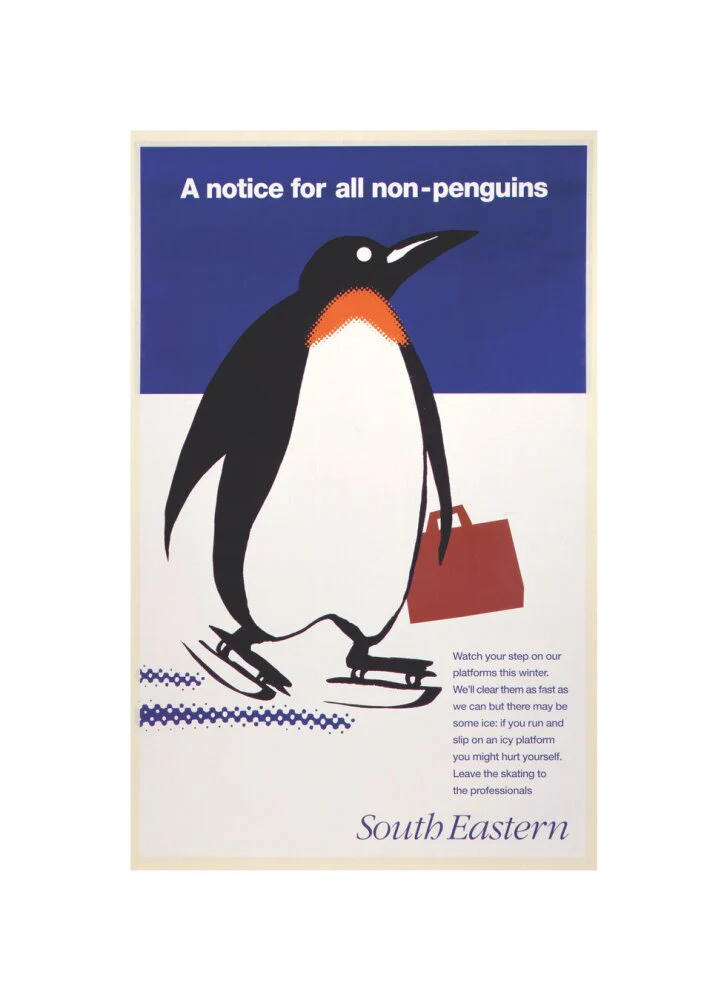 'A notice for all non-penguins', BR poster, 1995 - Image 27