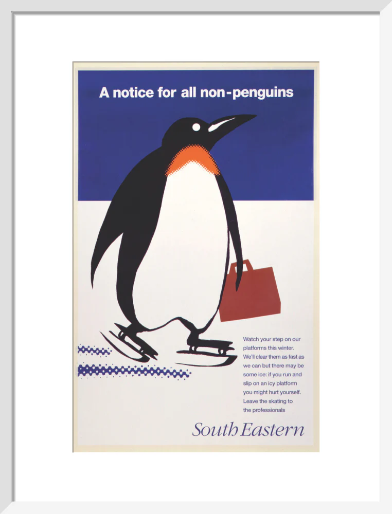 'A notice for all non-penguins', BR poster, 1995 - Image 47