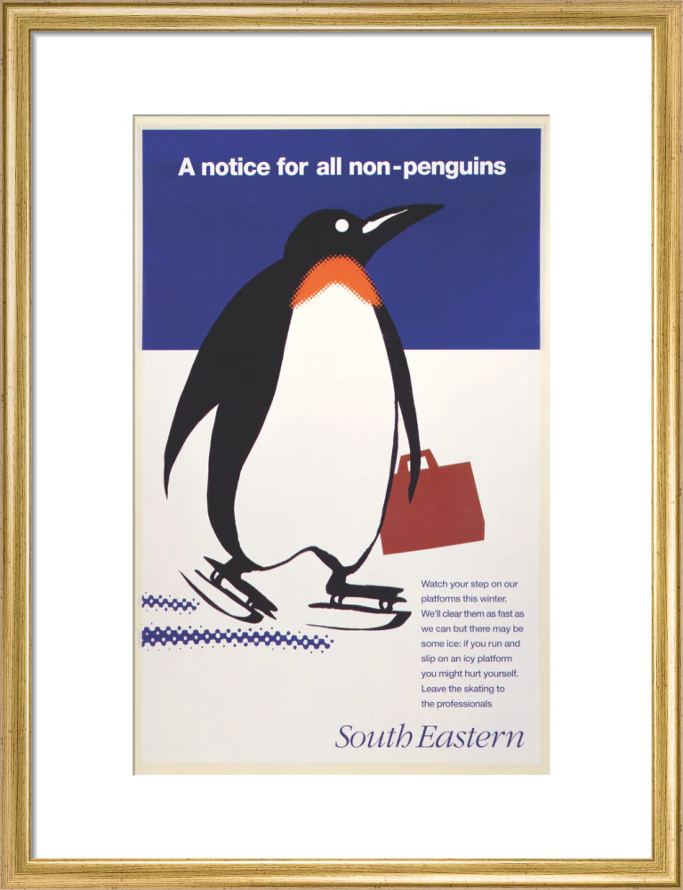 'A notice for all non-penguins', BR poster, 1995 - Image 48