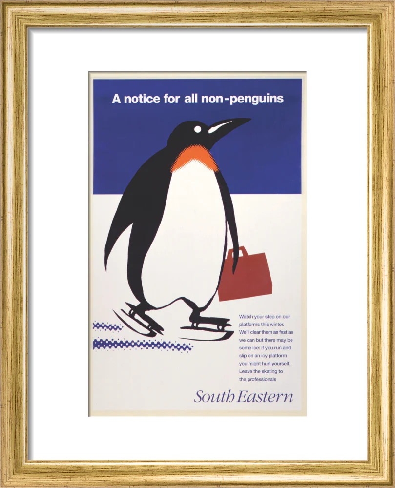 'A notice for all non-penguins', BR poster, 1995 - Image 5