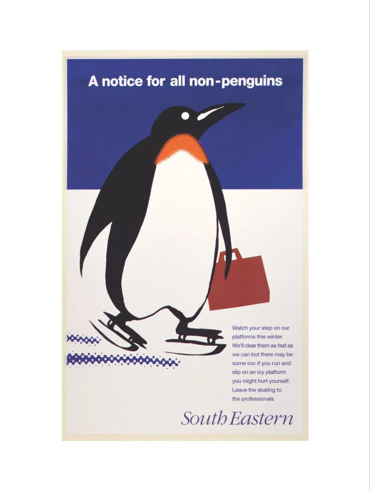 'A notice for all non-penguins', BR poster, 1995 - Image 50