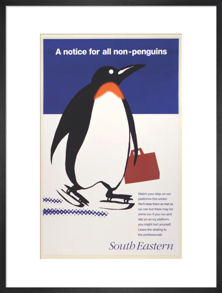 'A notice for all non-penguins', BR poster, 1995 - Image 51