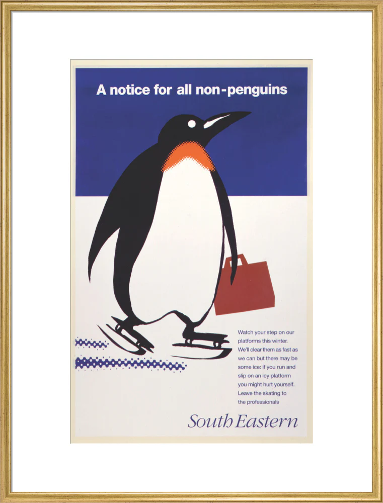 'A notice for all non-penguins', BR poster, 1995 - Image 58