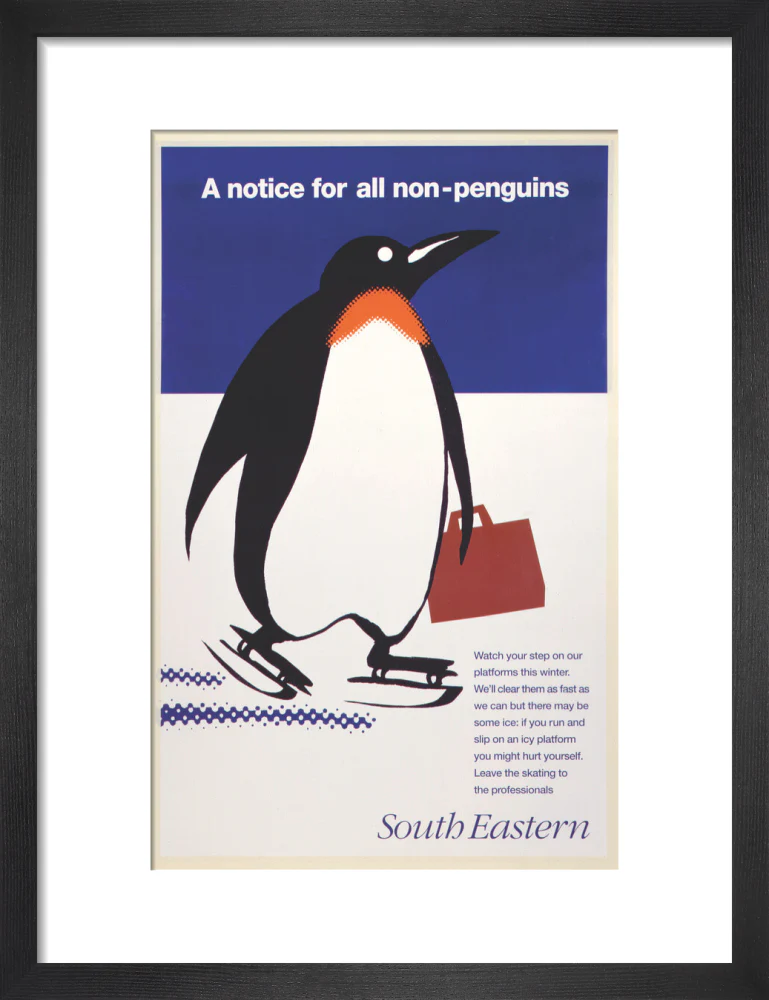 'A notice for all non-penguins', BR poster, 1995 - Image 74