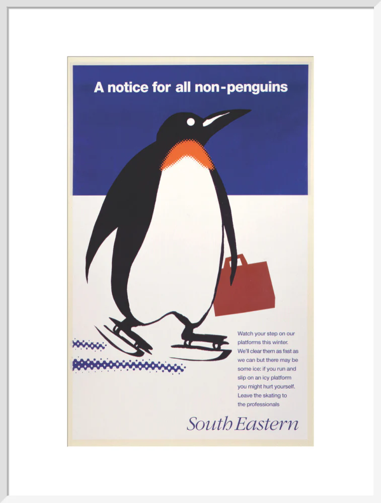 'A notice for all non-penguins', BR poster, 1995 - Image 90