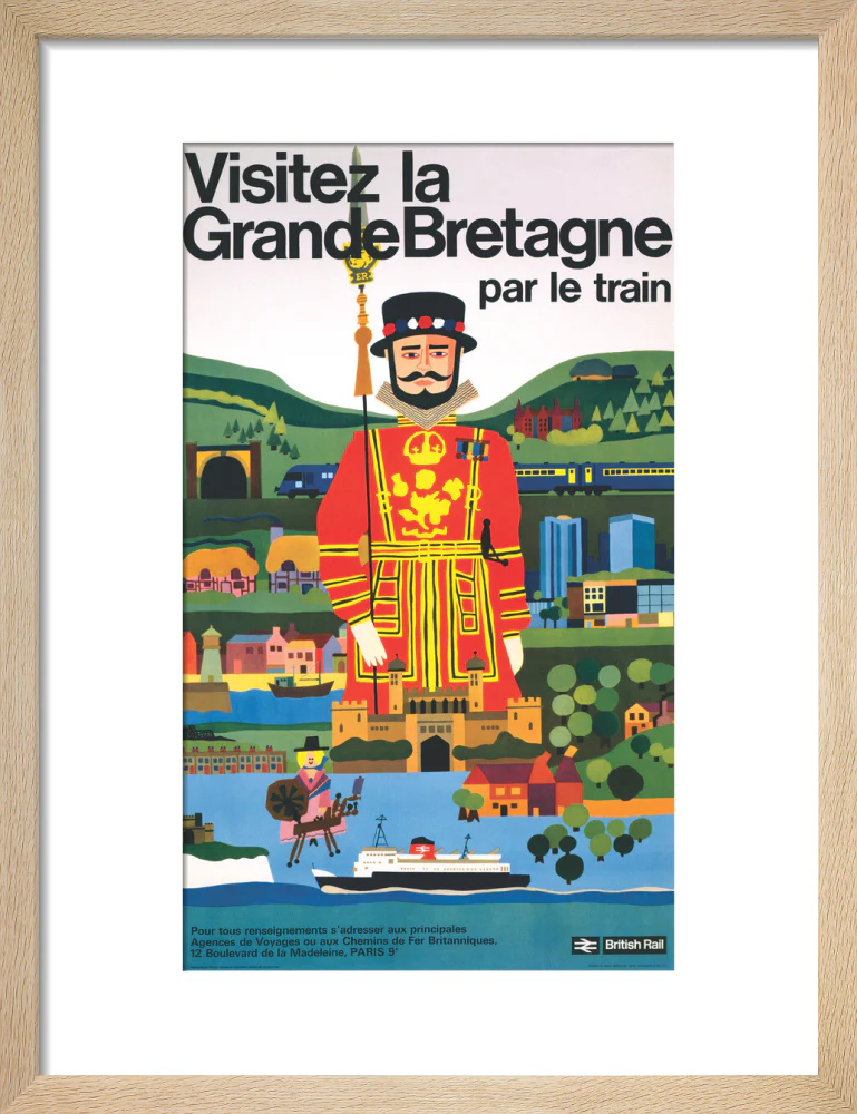 'Visitez la Grande Bretagne par le Train', BR poster, 1966 - Image 11