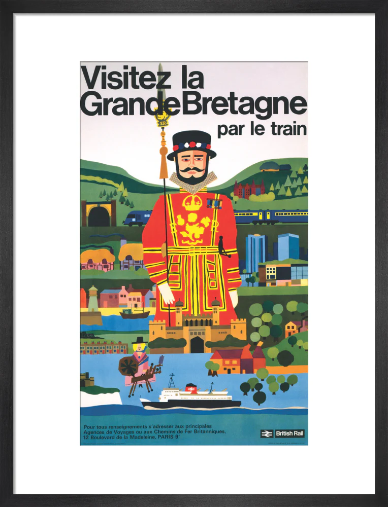 'Visitez la Grande Bretagne par le Train', BR poster, 1966 - Image 13