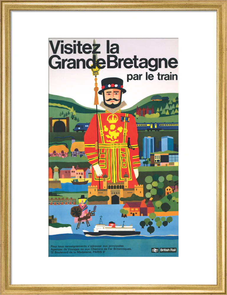 'Visitez la Grande Bretagne par le Train', BR poster, 1966 - Image 15