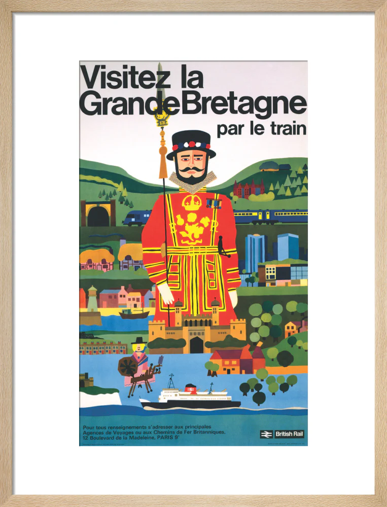 'Visitez la Grande Bretagne par le Train', BR poster, 1966 - Image 16