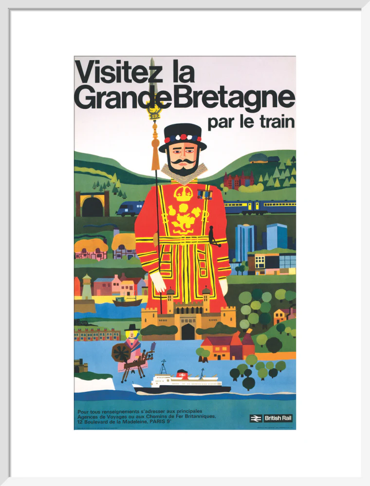 'Visitez la Grande Bretagne par le Train', BR poster, 1966 - Image 19