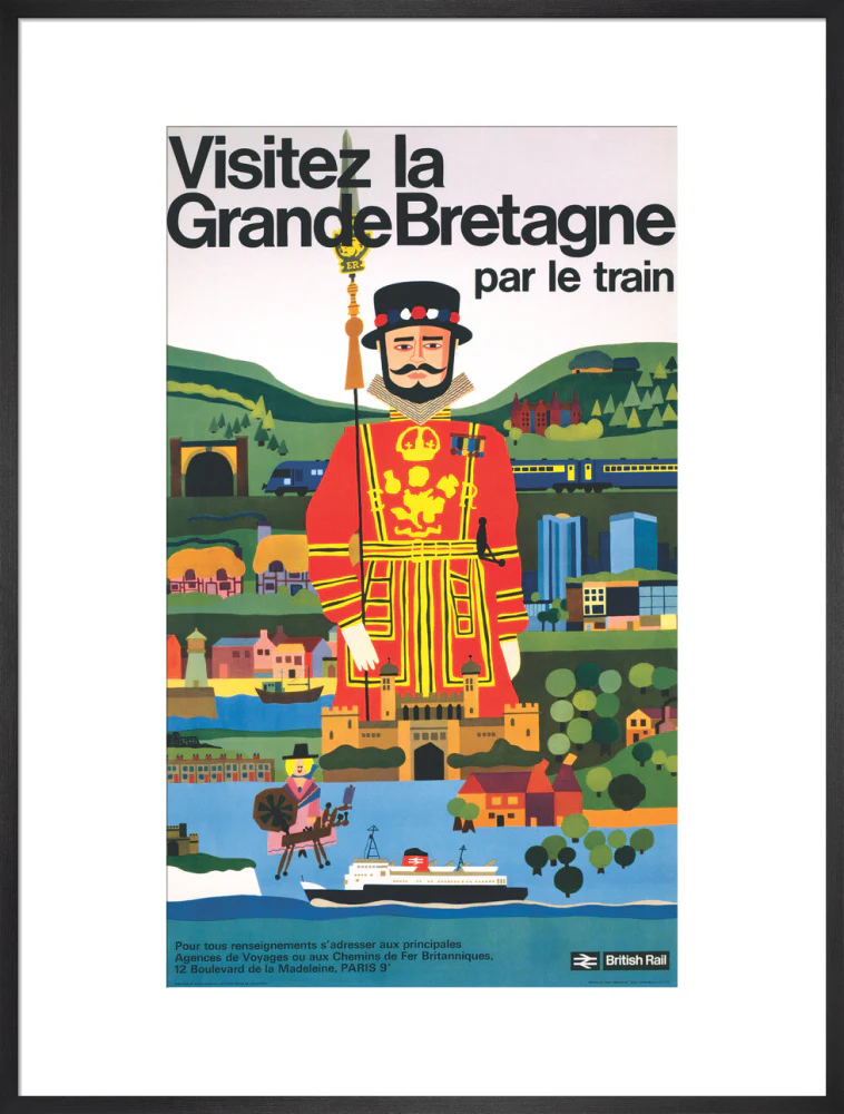 'Visitez la Grande Bretagne par le Train', BR poster, 1966 - Image 23