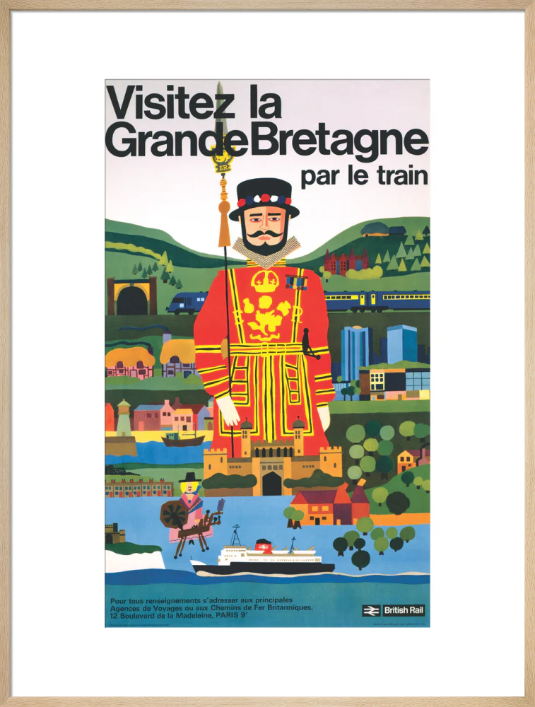 'Visitez la Grande Bretagne par le Train', BR poster, 1966 - Image 26