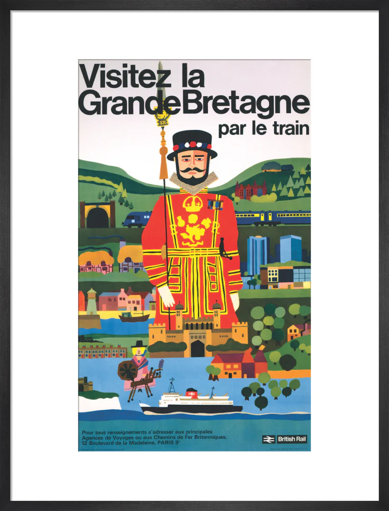 'Visitez la Grande Bretagne par le Train', BR poster, 1966 - Image 51