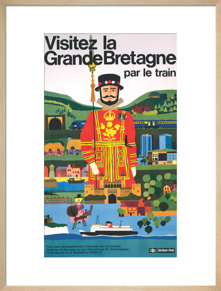 'Visitez la Grande Bretagne par le Train', BR poster, 1966 - Image 54