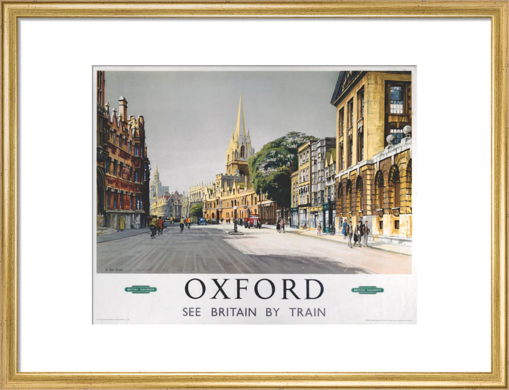 'Oxford', BR (WR) poster, 1958 - Image 15