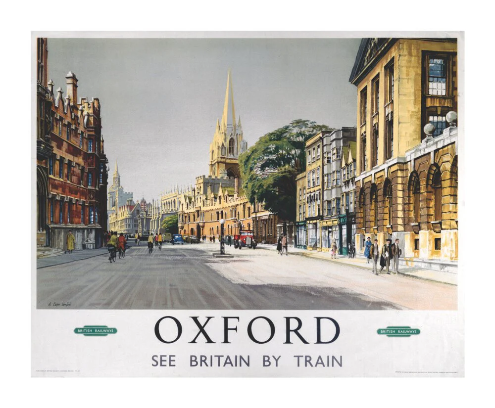'Oxford', BR (WR) poster, 1958 - Image 30