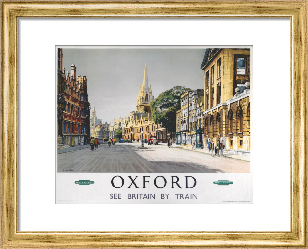 'Oxford', BR (WR) poster, 1958 - Image 5