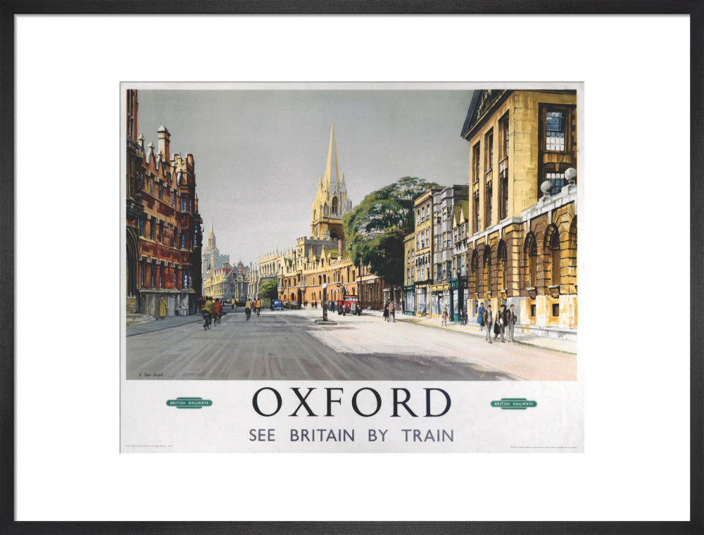 'Oxford', BR (WR) poster, 1958 - Image 51