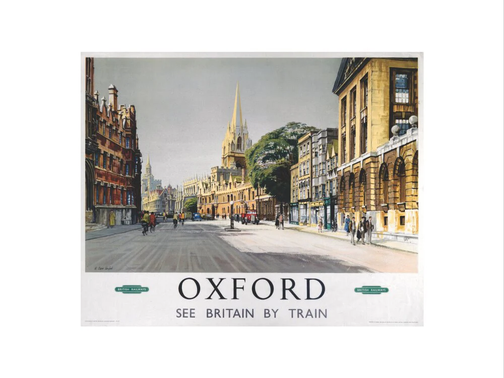 'Oxford', BR (WR) poster, 1958 - Image 55