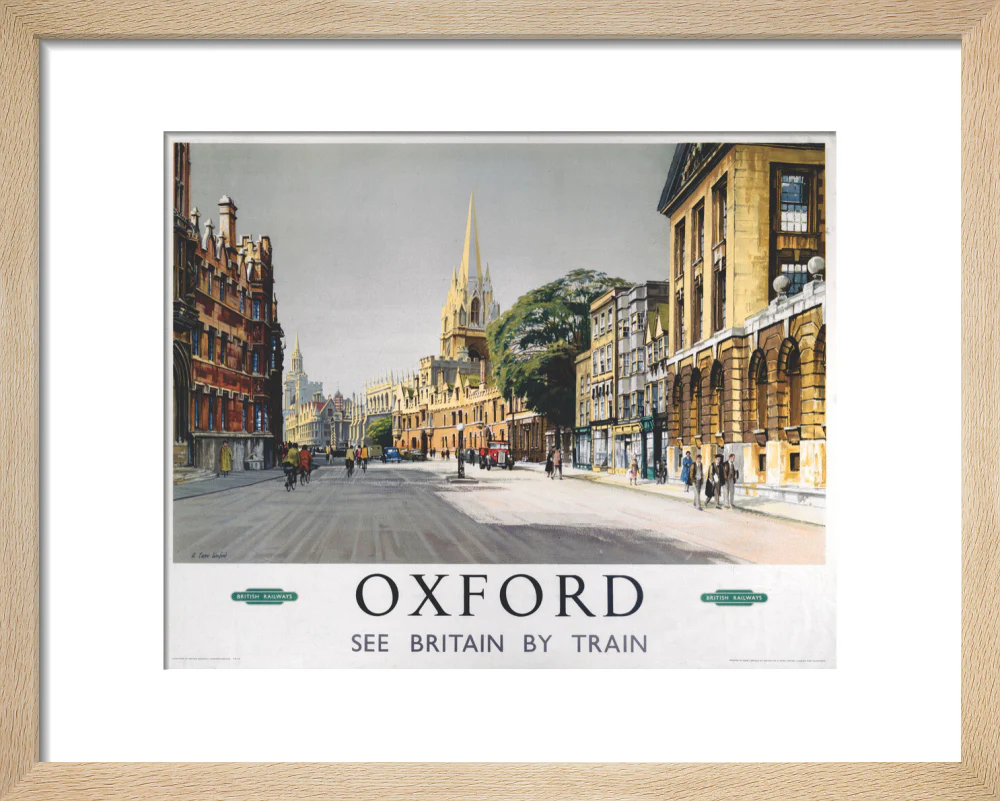 'Oxford', BR (WR) poster, 1958 - Image 6
