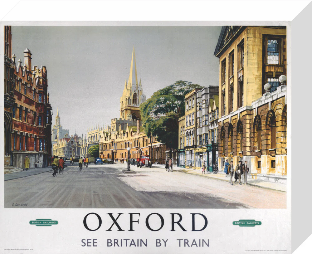 'Oxford', BR (WR) poster, 1958 - Image 64