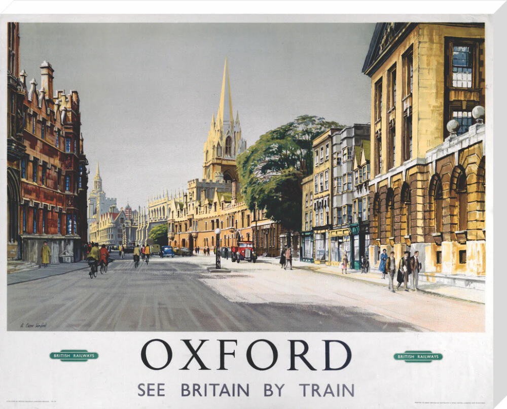 'Oxford', BR (WR) poster, 1958 - Image 67