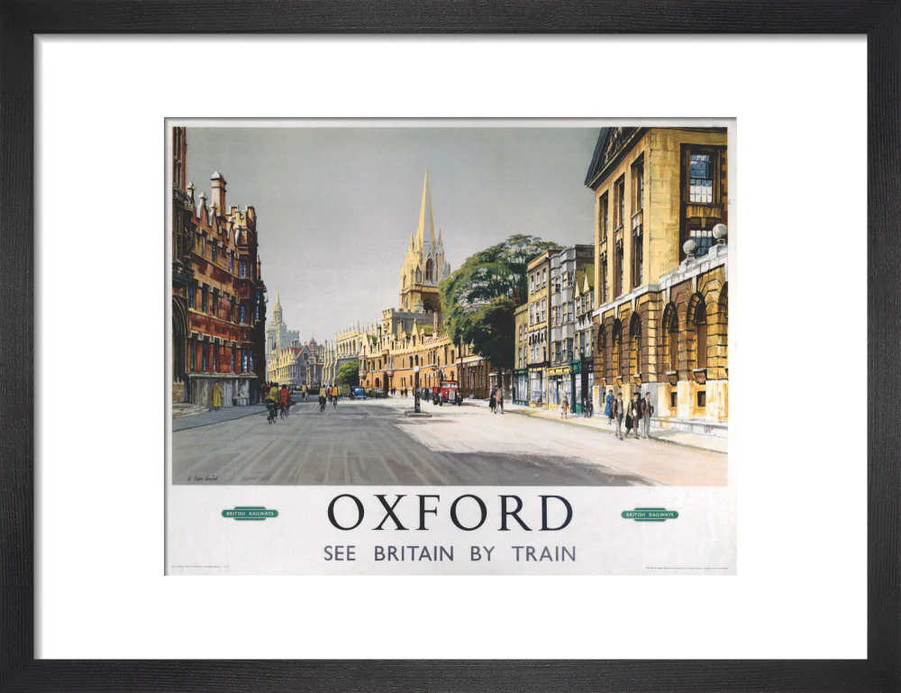 'Oxford', BR (WR) poster, 1958 - Image 8