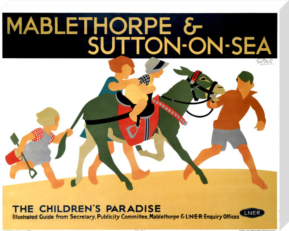 'Mablethorpe & Sutton-on-Sea', LNER poster, 1923-1947. - Image 33