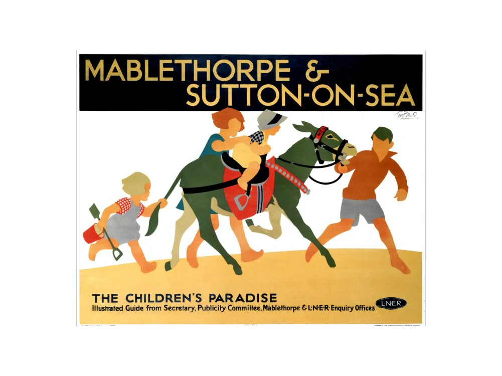 'Mablethorpe & Sutton-on-Sea', LNER poster, 1923-1947. - Image 45