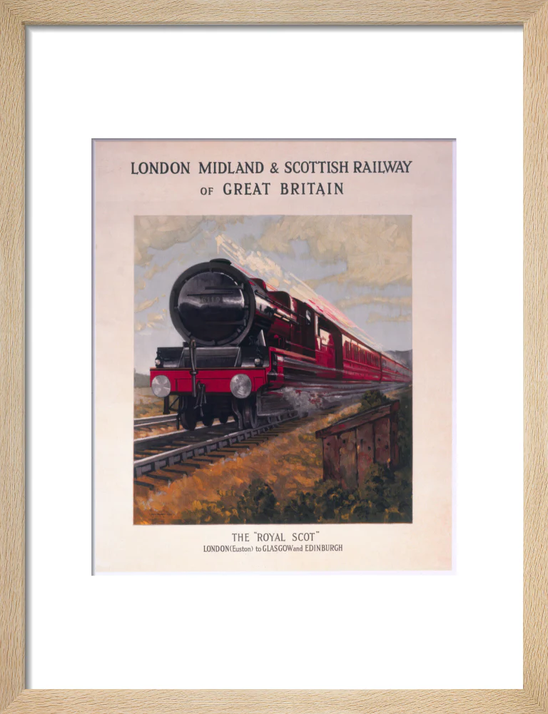 The 'Royal Scot' locomotive, LMS poster 1931. - Image 11