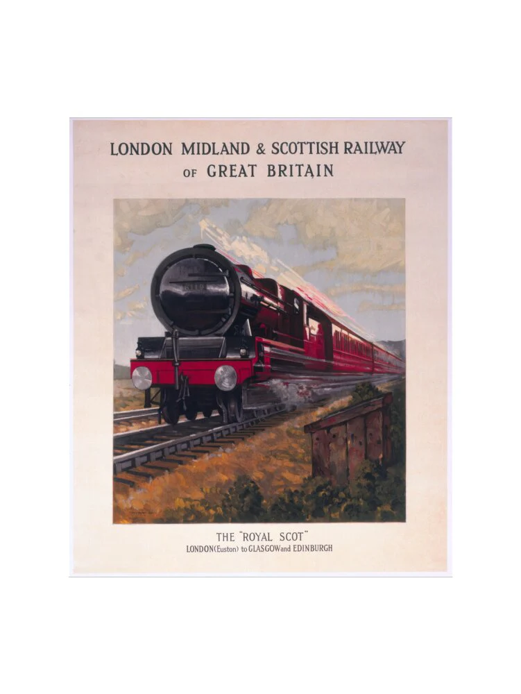 The 'Royal Scot' locomotive, LMS poster 1931. - Image 12