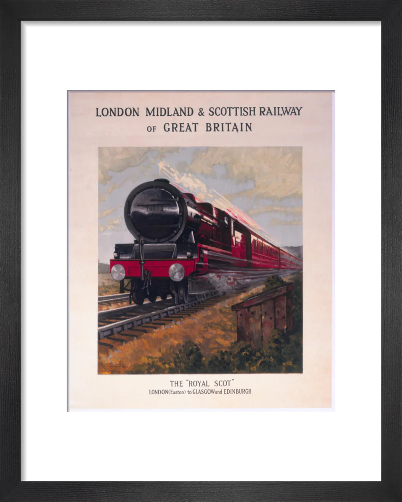 The 'Royal Scot' locomotive, LMS poster 1931. - Image 36