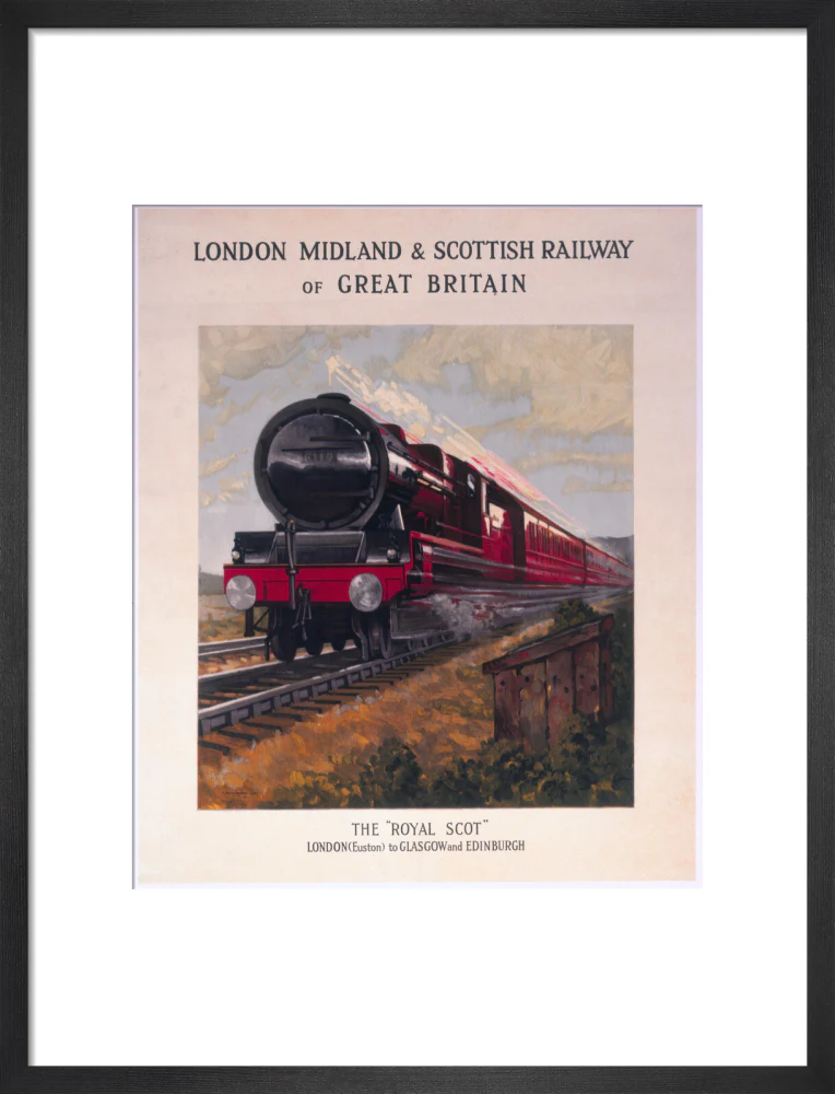 The 'Royal Scot' locomotive, LMS poster 1931. - Image 46