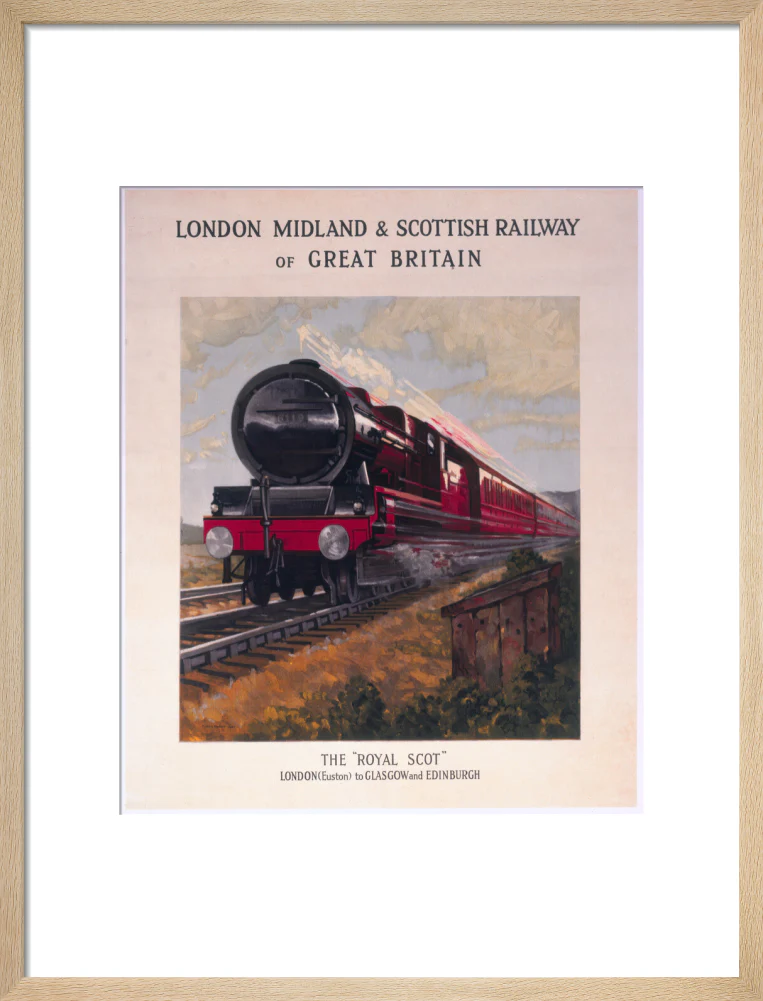 The 'Royal Scot' locomotive, LMS poster 1931. - Image 49