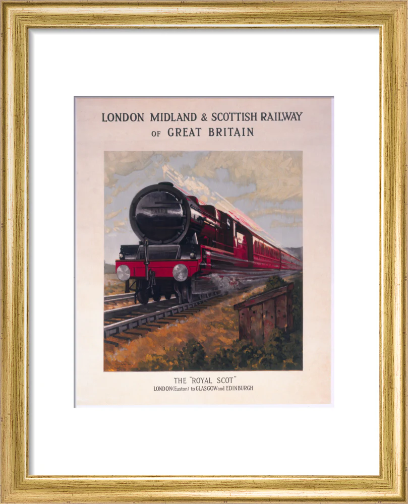 The 'Royal Scot' locomotive, LMS poster 1931. - Image 5