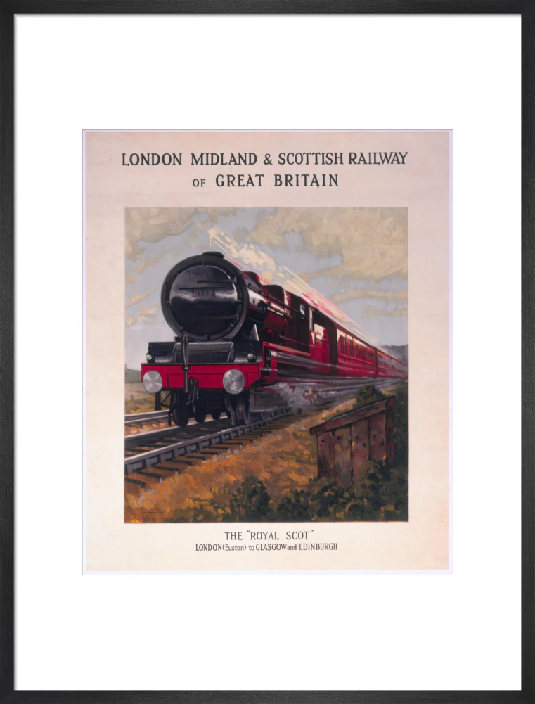 The 'Royal Scot' locomotive, LMS poster 1931. - Image 51