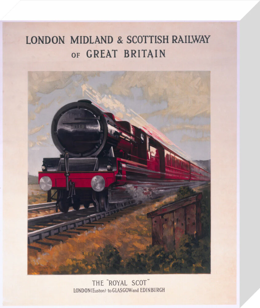 The 'Royal Scot' locomotive, LMS poster 1931. - Image 64